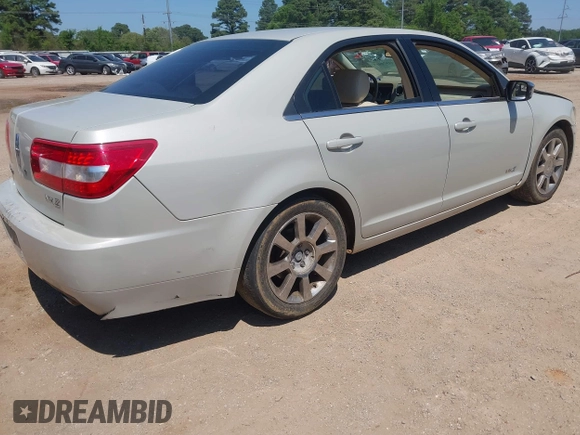 2007 Lincoln MKZ with VIN 3LNHM26T47R627262, listed as a IAAI auction lot 41970463 with 218,828 mi miles. Bid and sale history available at carsss.com. Image 4.