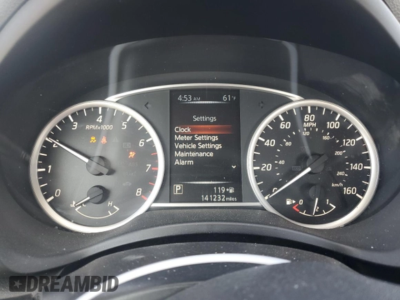 2017 Nissan Sentra SR with VIN 3N1AB7AP2HY257023, listed as a Copart auction lot 61176275 with 141,232 mi miles and Salvage title. Bid and sale history available at DreamBid. Image 9.