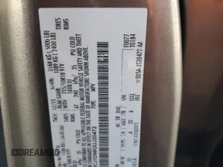 2016 Lincoln MKC Premier with VIN 5LMCJ1D98GUJ20472, listed as a Copart auction lot 59586665 with 100,845 mi miles and Salvage title. Bid and sale history available at DreamBid. Image 13.