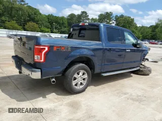 2016 Ford F-150 XLT with VIN 1FTEW1EF1GFB62329, listed as a Copart auction lot 58392935 with 76,169 mi miles and Salvage title. Bid and sale history available at DreamBid. Image 3.