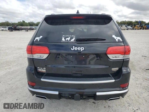 2020 Jeep Grand Cherokee Summit with VIN 1C4RJFJT1LC180477, listed as a Copart auction lot 84943334 with 33,870 mi miles and Salvage title. Bid and sale history available at DreamBid. Image 6.