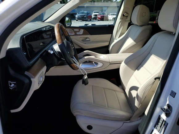 2021 Mercedes-Benz GLS 450 z VIN 4JGFF5KE6MA576377, wystawiony jako Copart lot #56150015 z przebiegiem 34 959 mil mil oraz Szkoda całkowita • Salvage title. Historia ofert i sprzedaży dostępna na DreamBid. Obrazek 7.
