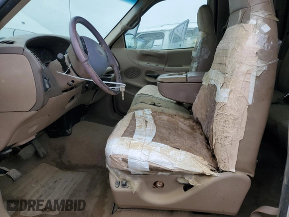 1998 Ford F-150 XL with VIN 1FTRX18L7WNB60346, listed as a Copart auction lot 51526795 with 290,180 mi miles and Salvage title. Bid and sale history available at DreamBid. Image 7.