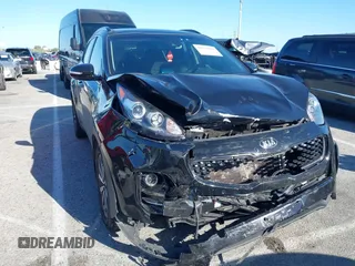 2018 Kia Sportage EX with VIN KNDPN3AC6J7387429, listed as a IAAI auction lot 41833920 with 105,307 mi miles and . Bid and sale history available at carsss.com. Image 1.