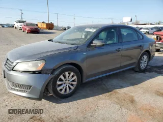 2014 Volkswagen Passat Wolfsburg Ed with VIN 1VWAS7A39EC062631, listed as a Copart auction lot 51150715 with 159,723 mi miles and Salvage Title. Bid and sale history available at carsss.com. Image 1.