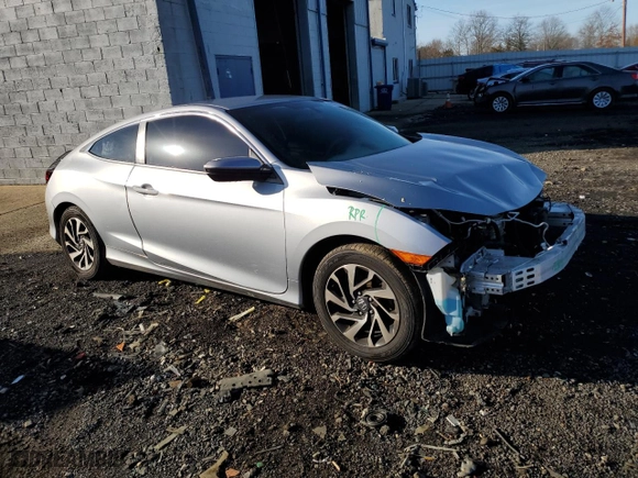 2017 Honda Civic Coupe LX with VIN 2HGFC4B52HH305820, listed as a Copart auction lot 85129214 with 96,314 mi miles and Salvage Title. Bid and sale history available at carsss.com. Image 4.
