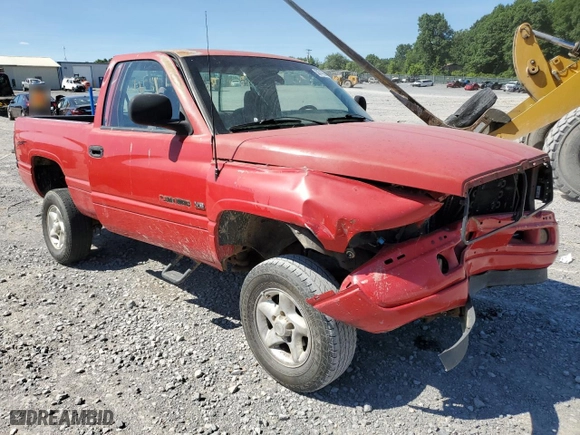 1996 Dodge Ram 1500 with VIN 1B7HC16Y0TS664448, listed as a Copart auction lot 58747994 with 305,896 mi miles and Salvage Title. Bid and sale history available at carsss.com. Image 4.