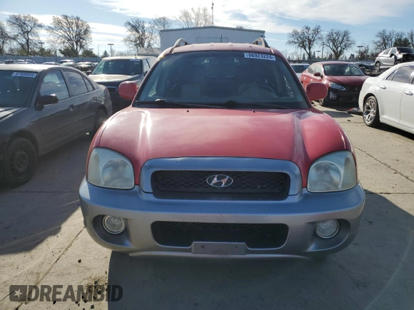 2004 Hyundai Santa Fe GLS with VIN KM8SC13EX4U788146, listed as a Copart auction lot 86923224 with 206,346 mi miles and Salvage Title. Bid and sale history available at carsss.com. Image 5.