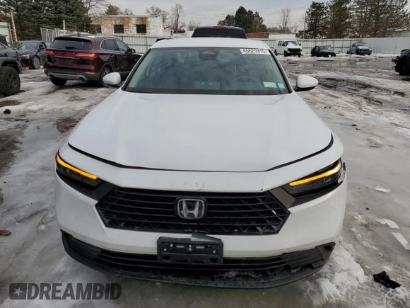2023 Honda Accord LX with VIN 1HGCY1F28PA015971, listed as a Copart auction lot 46625915 with 14,842 mi miles and Salvage Title. Bid and sale history available at DreamBid. Image 5.