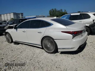 2019 Lexus LS 500 with VIN JTHB51FF2K5009086, listed as a Copart auction lot 52025265 with 93,215 mi miles and Non repairable. Bid and sale history available at DreamBid. Image 2.