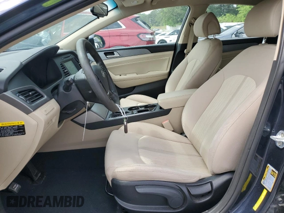 2017 Hyundai Sonata Hybrid SE with VIN KMHE24L36HA068947, listed as a Copart auction lot 54398025 with 184,344 mi miles and Clean Title. Bid and sale history available at carsss.com. Image 7.
