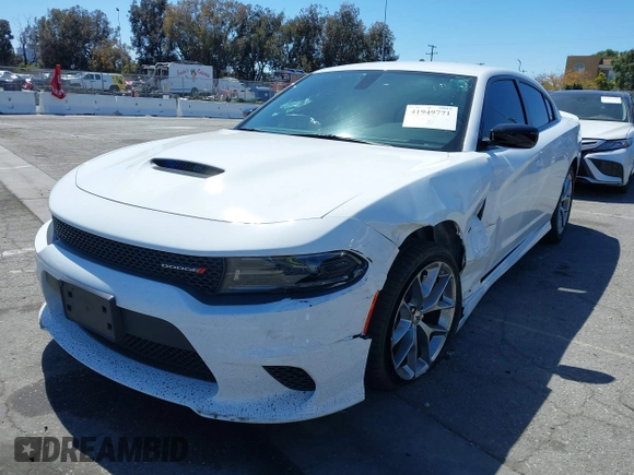 2023 Dodge Charger GT with VIN 2C3CDXHG8PH533221, listed as a IAAI auction lot 41949771 with 8,398 mi miles and . Bid and sale history available at carsss.com. Image 17.