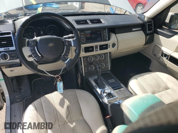 2012 Land Rover Range Rover HSE Lux with VIN SALMF1D40CA387952, listed as a Copart auction lot 50007335 with 108,881 mi miles and Salvage title. Bid and sale history available at DreamBid. Image 8.