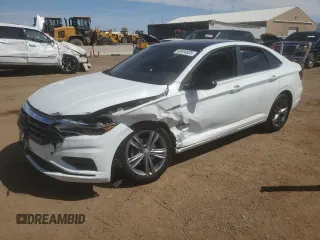 2019 Volkswagen Jetta S with VIN 3VWC57BUXKM260149, listed as a Copart auction lot 53494935 with 44,579 mi miles and Salvage title. Bid and sale history available at DreamBid. Image 1.