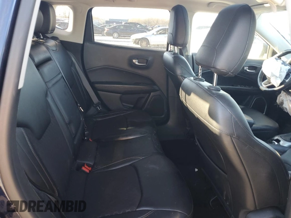 2018 Jeep Compass Latitude with VIN 3C4NJCBB0JT318692, listed as a Copart auction lot 49394515 with 0 mi miles and Salvage Title. Bid and sale history available at carsss.com. Image 11.