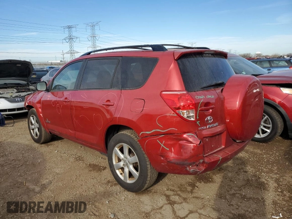 2008 Toyota RAV4 Ltd with VIN JTMZK31V486014067, listed as a Copart auction lot 84147084 with 216,740 mi miles and Salvage Title. Bid and sale history available at carsss.com. Image 2.