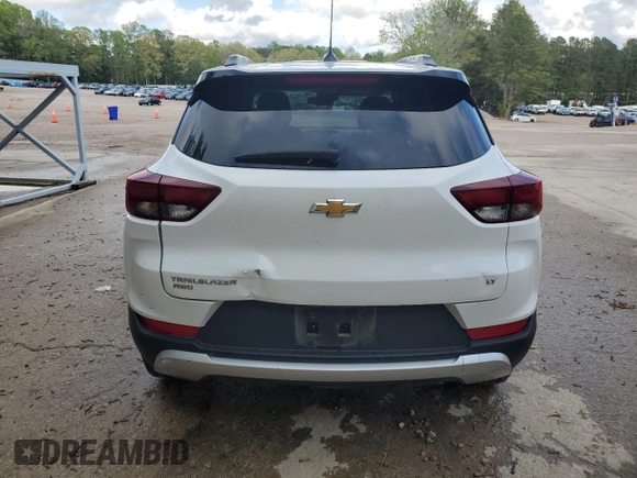2022 Chevrolet TrailBlazer LT with VIN KL79MRSL4NB039142, listed as a Copart auction lot 52901105 with 56,049 mi miles and Salvage Title. Bid and sale history available at carsss.com. Image 6.