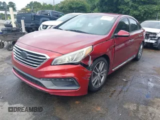 2015 Hyundai Sonata Sport z VIN 5NPE34AB6FH231128, wystawiony jako IAAI lot #42356554 z przebiegiem 177 296 mil mil oraz . Historia ofert i sprzedaży dostępna na DreamBid. Obrazek 6.