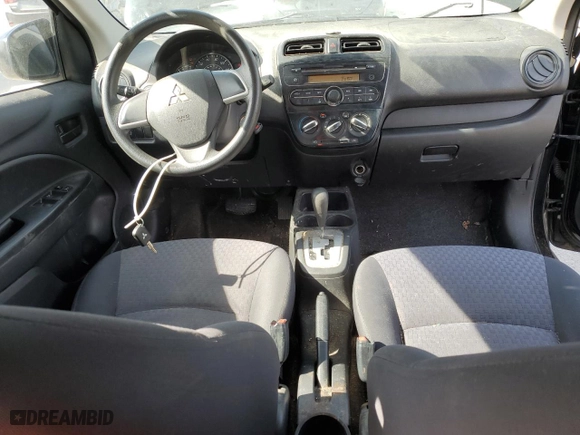 2017 Mitsubishi Mirage ES with VIN ML32A3HJ4HH002029, listed as a Copart auction lot 48679835 with 91,427 mi miles and Salvage Title. Bid and sale history available at carsss.com. Image 8.
