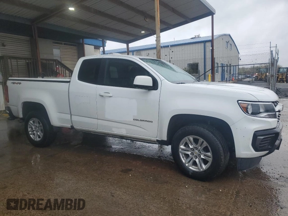 2021 Chevrolet Colorado 4WD LT with VIN 1GCHTCEA0M1253431, listed as a Copart auction lot 52182055 with 53,341 mi miles and Clean Title. Bid and sale history available at carsss.com. Image 4.