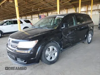 2013 Dodge Journey SE with VIN 3C4PDCAB4DT575943, listed as a Copart auction lot 48760385 with 127,081 mi miles and Salvage Title. Bid and sale history available at carsss.com. Image 1.