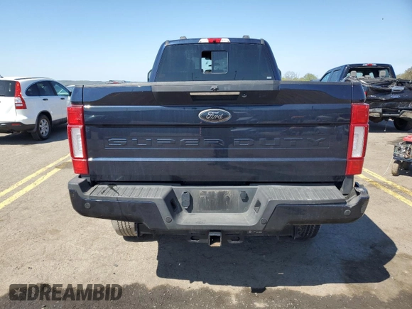 2022 Ford F-250 XL with VIN 1FT7W2BNXNEC81770, listed as a Copart auction lot 52626614 with Not provided miles and Salvage title. Bid and sale history available at DreamBid. Image 6.