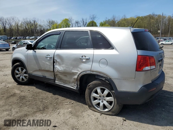 2013 Kia Sorento LX with VIN 5XYKTDA64DG350077, listed as a Copart auction lot 54119105 with 120,349 mi miles and Salvage Title. Bid and sale history available at carsss.com. Image 2.