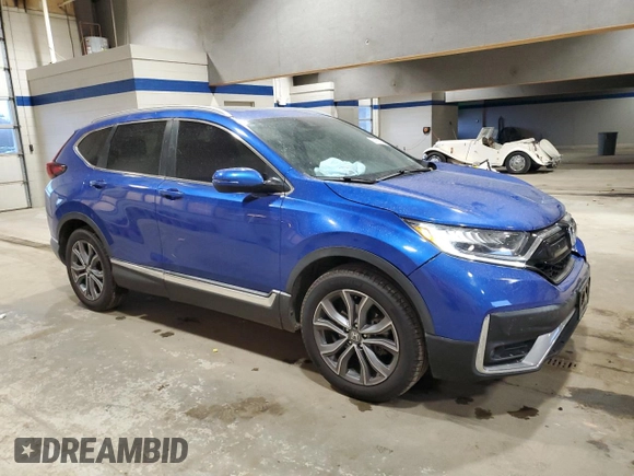 2021 Honda CR-V Touring with VIN 7FARW1H97ME011748, listed as a Copart auction lot 83157714 with 42,713 mi miles and Salvage Title. Bid and sale history available at carsss.com. Image 4.
