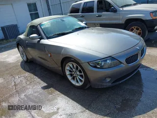 2004 BMW Z4 2.5i with VIN 4USBT33544LS52714, listed as a IAAI auction lot 41899891 with Not provided miles and . Bid and sale history available at DreamBid. Image 1.