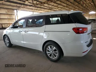 2016 Kia Sedona LX with VIN KNDMB5C18G6209457, listed as a Copart auction lot 47662095 with 67,274 mi miles and Salvage Title. Bid and sale history available at carsss.com. Image 2.