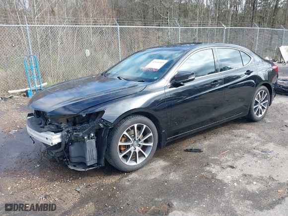 2015 Acura TLX V6 Tech with VIN 19UUB2F57FA002178, listed as a IAAI auction lot 41640369 with 178,248 mi miles. Bid and sale history available at carsss.com. Image 2.
