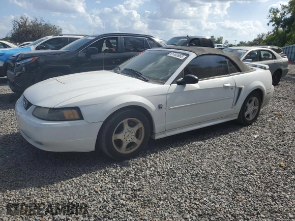 2004 Ford Mustang Deluxe with VIN 1FAFP446X4F219438, listed as a Copart auction lot 51493665 with 73,243 mi miles and Salvage Title. Bid and sale history available at carsss.com. Image 1.
