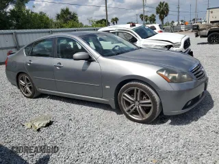 2007 Infiniti M Sport with VIN JNKAY01E37M309888, listed as a Copart auction lot 55955235 with 136,996 mi miles and Salvage title. Bid and sale history available at DreamBid. Image 4.
