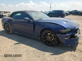 2018 Ford Mustang EcoBoost Premium with VIN 1FATP8UH3J5123986, listed as a Copart auction lot 59054595 with 125,280 mi miles and Salvage title. Bid and sale history available at DreamBid. Image 4.