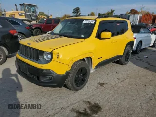 2017 Jeep Renegade Altitude with VIN ZACCJABH9HPF11117, listed as a Copart auction lot 77579434 with 108,347 mi miles and Salvage title. Bid and sale history available at DreamBid. Image 1.