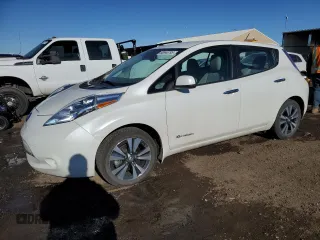 2016 Nissan LEAF S with VIN 1N4BZ0CP4GC305314, listed as a Copart auction lot 88545795 with 44,709 mi miles and Clean Title. Bid and sale history available at carsss.com. Image 1.