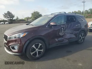2017 Kia Sorento EX z VIN 5XYPH4A56HG290145, wystawiony jako Copart lot #59719465 z przebiegiem 79 057 mil mil oraz Szkoda całkowita • Salvage title. Historia ofert i sprzedaży dostępna na DreamBid. Obrazek 1.