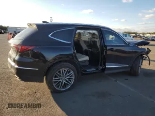 2023 Acura MDX w/Advance Package with VIN 5J8YE1H89PL017541, listed as a Copart auction lot 86187654 with 0 mi miles and Salvage Title. Bid and sale history available at carsss.com. Image 3.