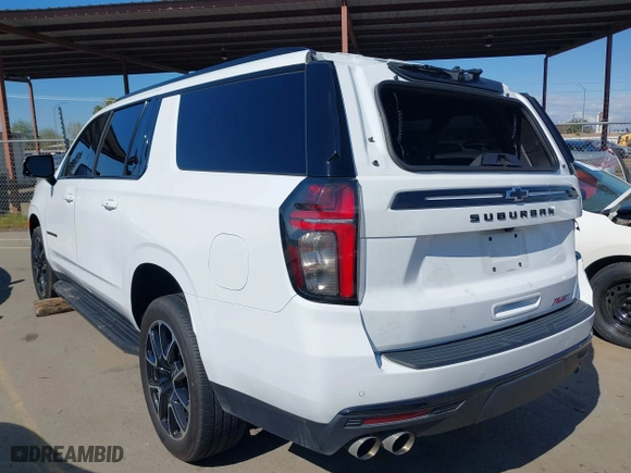 2023 Chevrolet Suburban RST with VIN 1GNSKEKLXPR236014, listed as a IAAI auction lot 41736355 with 62,279 mi miles. Bid and sale history available at carsss.com. Image 3.