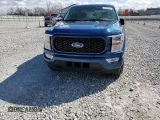 2022 Ford F-150 XL with VIN 1FTEX1EP3NKD19420, listed as a Copart auction lot 50161025 with 43,918 mi miles and Salvage title. Bid and sale history available at DreamBid. Image 10.