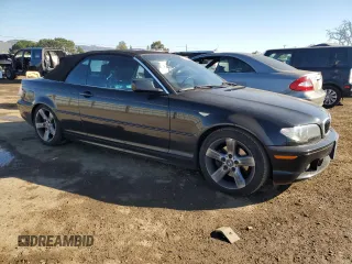 2004 BMW 3 Series 325Ci with VIN WBABW33454PL24496, listed as a Copart auction lot 42454825 with 83,935 mi miles and Salvage Title. Bid and sale history available at carsss.com. Image 4.