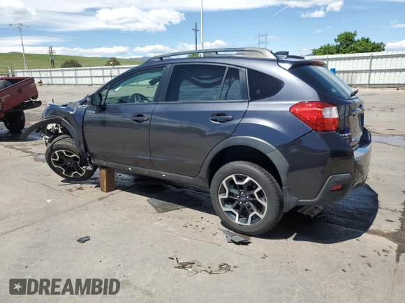 2017 Subaru Crosstrek Limited with VIN JF2GPAKC5HH271612, listed as a Copart auction lot 57243745 with 107,467 mi miles and Salvage title. Bid and sale history available at DreamBid. Image 2.