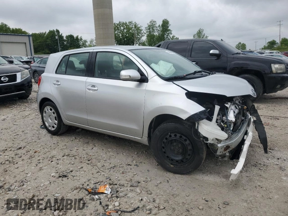 2012 Scion xD with VIN JTKKU4B46C1020748, listed as a Copart auction lot 58634835 with 141,876 mi miles and Salvage title. Bid and sale history available at DreamBid. Image 4.