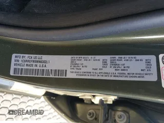 2021 Ram 1500 Big Horn z VIN 1C6RREFM8MN630286, wystawiony jako Copart lot #52309255 z przebiegiem 101 138 mil mil oraz Szkoda całkowita • Salvage title. Historia ofert i sprzedaży dostępna na DreamBid. Obrazek 12.