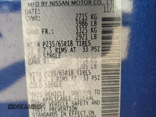 2020 Nissan Pathfinder SV z VIN 5N1DR2BN9LC592704, wystawiony jako Copart lot #63242325 z przebiegiem 154 469 mil mil oraz Czysty tytuł • Clean title. Historia ofert i sprzedaży dostępna na DreamBid. Obrazek 13.