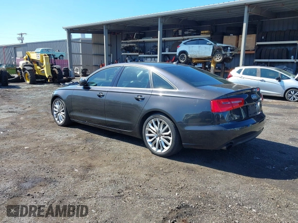 2013 Audi A6 2.0T Premium Plus with VIN WAUGFAFC3DN135693, listed as a IAAI auction lot 41622918 with 154,102 mi miles. Bid and sale history available at carsss.com. Image 3.