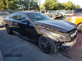 2018 Genesis G80 3.3T Sport with VIN KMHGN4JB8JU248512, listed as a Copart auction lot 69330014 with 43,992 mi miles and Salvage Title. Bid and sale history available at carsss.com. Image 4.
