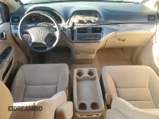 2005 Honda Odyssey EX with VIN 5FNRL38455B400989, listed as a Copart auction lot 50576265 with 132,131 mi miles and Salvage Title. Bid and sale history available at carsss.com. Image 8.