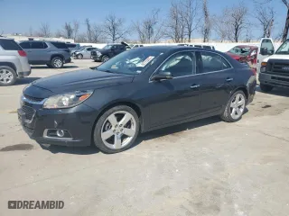 2014 Chevrolet Malibu LTZ with VIN 1G11J5SX9EF165261, listed as a Copart auction lot 48725055 with 40,058 mi miles and Salvage Title. Bid and sale history available at carsss.com. Image 1.