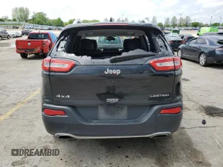 2016 Jeep Cherokee Limited with VIN 1C4PJMDS9GW267854, listed as a Copart auction lot 55031185 with 151,444 mi miles and Salvage title. Bid and sale history available at DreamBid. Image 6.